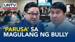 Parusa sa magulang ng bully, iminungkahi nina Sen. Bam Aquino at Sen. Raffy Tulfo