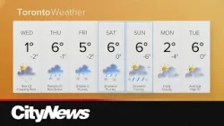 Cooler temperatures breeze through GTA ahead of freezing rain