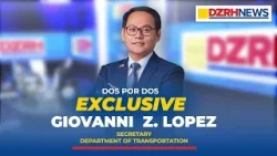 FULL EXLUSIVE INTERVIEW: Department of Transportation Sec Giovanni Lopez FULL EXLUSIVE INTERVIEW: Department of Transportation Sec Giovanni Lopez