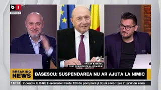 BĂSESCU, despre desemnarea unui nou premier și despre o posibilă suspendare a președintelui_B1TV_