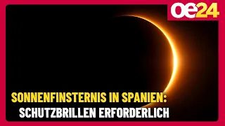 Solar Eclipse in Spain: Protective Glasses Required