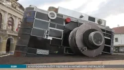 A fotográfia előtt tiszteleg a hatméteres installáció - 2026.03.20. A fotográfia előtt tiszteleg a hatméteres installáció - 2026.03.20.