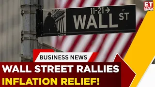 US Stocks Rise On Tame Inflation; Tech Stocks Lead Wall Street Higher | Business News | ET Now