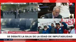 ?? VIVO | Así está la plaza del congreso después de la marcha