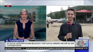 Orbán Viktor az egyik legfontosabb beszédét tarthatja az idei Tusványoson - HírTV