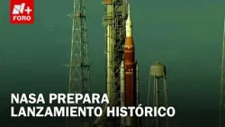 Misión lunar: NASA traslada cohete Artemis II a plataforma de lanzamiento en Florida - Las Noticias