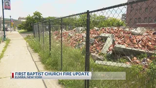 Foreclosure delays cleanup of Elmira church fire debris