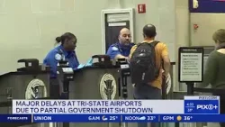 В аэропортах трех штатов наблюдаются значительные задержки рейсов из-за частичной приостановки ра...