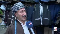 لە دهۆک بازاڕی جلوبەرگی کوردی گەرمە