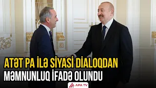 Prezident İlham Əliyev ATƏT Parlament Assambleyasının prezidentini qəbul edib  | APA TV