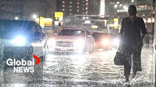 Thousands of travellers stranded at Tokyo airport after deadly record rainfall hits Japan