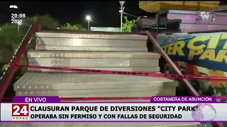 Clausuran parque de diversiones en la Costanera de Asunción