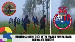 Municipal define once entre Franco y Muñoz para duelo ante Antigua