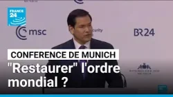 A Munich, les Etats-Unis veulent "restaurer" l'ordre mondial • FRANCE 24 A Munich, les Etats-Unis veulent "restaurer" l'ordre mondial • FRANCE 24