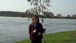 Hoge waterstand van de Maas in Kessel Hoge waterstand van de Maas in Kessel