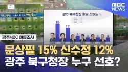 [광주MBC 여론조사] 광주 북구청장 누구를 선호하나? (2026.01.06/뉴스데스크/광주MBC)