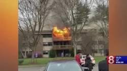 3 firefighters injured, over 100 displaced after apartment fire in Avon