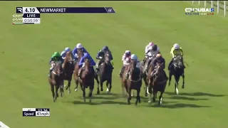 Acting Lady 🏇 in Godolphin colors ✅ wins the fifth race ✨ at The July Cup festival at Newmarket