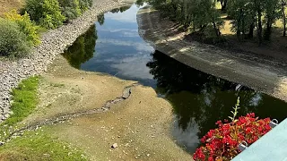 El nivel de agua del Danubio baja tanto que aflora un barco hundido de la 2ª Guerra Mundial