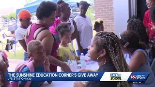 Hundreds of Jackson students receive school supplies, uniforms at annual back-to-school giveaway