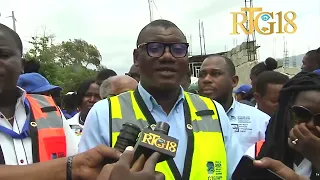 Direktè Jeneral DINEPA Ing. Théophil OSTINVIL akonpaye 60 jèn stajyè k'ap patisipe nan pwogram EPA.