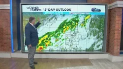 Погода на телеканале WREG в Мемфисе в пятницу, 3 апреля.