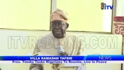 VILLA RAMADAN TAFSIR: Pres. Tinubu Tasks Nigerians To Reunite, Live In Peace