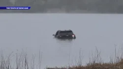 South Metro fire crews pulled a car from a lake near Bow Mar