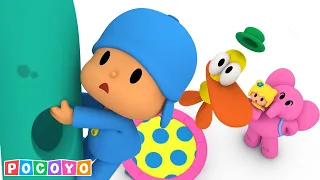 🚨 RESCUE Pocoyo from the BOUNCY BALL GAME! | Pocoyo Portuguese Brazil | CARTOONS