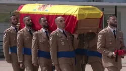 El Ejército español homenajea al cabo de origen ecuatoriano muerto en prácticas de la OTAN