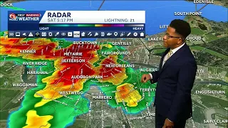 Heavy rainfall lead to flooding across New Orleans Metro, Louisiana's weather forecast