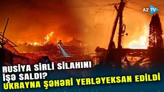 Ukrayna şəhərinə ard-arda SARSIDICI ZƏRBƏLƏR endirildi: BOMBA və PUA-lar “YAĞDIRILDI”