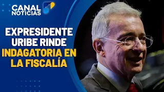 Álvaro Uribe denies charges before the Prosecutor's Office regarding massacres | Canal 1 News