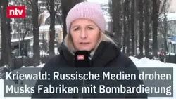 Kriewald: Russische Medien drohen Musks Fabriken mit Bombardierung -  Starlink-Abschaltung? | ntv