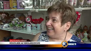 KÉSZÜLNEK AZ ISKOLAKEZDÉSRE