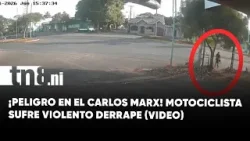 Video capta nuevo y peligroso accidente en el cruce del Carlos Marx en Managua Video capta nuevo y peligroso accidente en el cruce del Carlos Marx en Managua