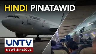 Varesh Air flight, bumalik sa Iran matapos hindi payagang dumaan sa Turkmenistan airspace