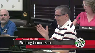 Planning Commission - August 10, 2026