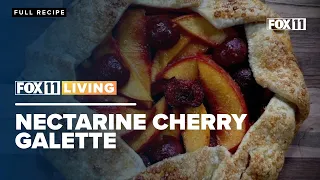 Recipe for Nectarine Cherry Galette; Easy fruit-filled dessert idea from FOX 11 Living
