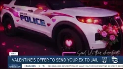 Police departments offer to send exes to jail for Valentine's Day?