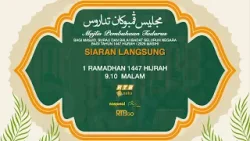 Promo: Siaran Langsung - Majlis Pembukaan Tadarus Al-Qur'an 1447H / 2026M Promo: Siaran Langsung - Majlis Pembukaan Tadarus Al-Qur'an 1447H / 2026M