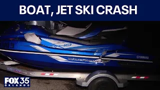 1 hospitalized after Orange County boat, jet ski crash, fire officials say