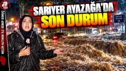 Sarıyer Ayazağa'da Sağanak Yağışın Ardından Trafik Durdu | A Haber