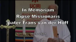 2024 02 18 in memoriam Frans van der Hoff