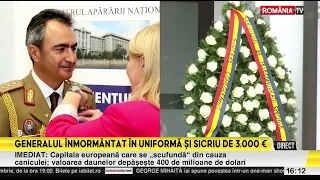 The shot general, collected from the morgue in a 3,000 euro casket