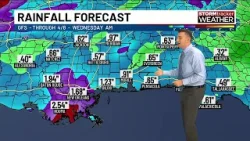 Влажная погода с местами грозами, более дождливая погода ожидается в пасхальное воскресенье.