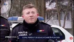 Stirile Kanal D - Copil pierdut de educatoare in plin ger! | Editie de seara