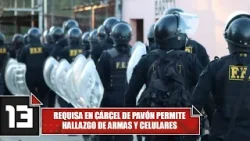 Requisa en cárcel de Pavón permite hallazgo de armas y celulares