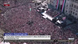 Hatalmas tömeg mutatkozott meg március 15-én a Békemeneten - HírTV