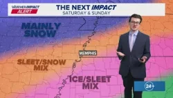 Winter storm begins later Friday night, cold air already moving in this morning